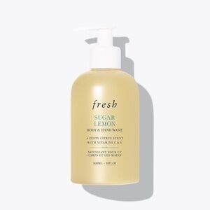 Fresh - Sugar Lemon Body & Hand Wash | Zesty Citrus W/ Vitamins C & E | New 🍋